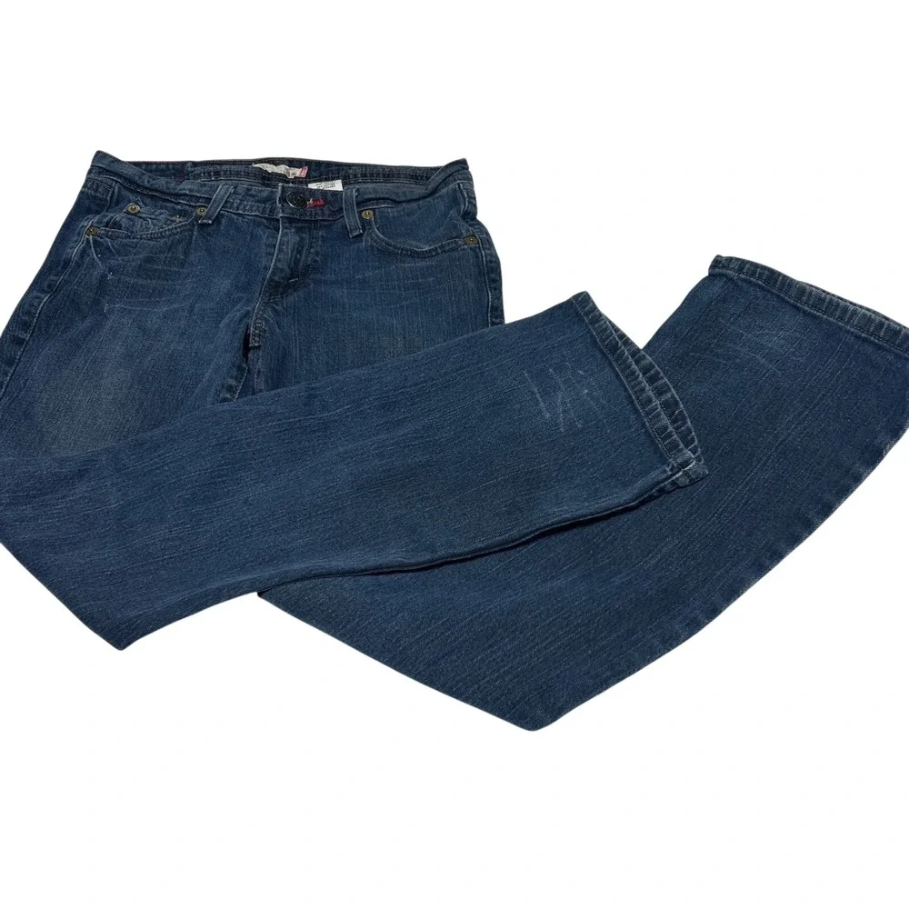 Levi's‎ Bootcut Jeans Women's Dark Wash Denim Low Rise Stretch Casual Size 5